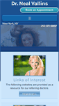 Mobile Screenshot of nealvallinsdds.com